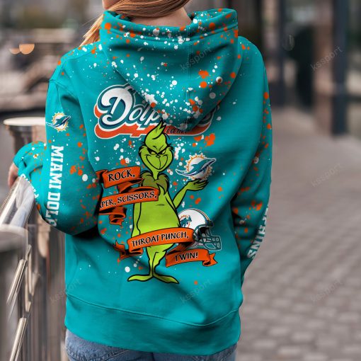 NFL Miami Dolphins Custom Name Christmas Edition Hoodie Leggings Set
