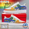 NFL Miami Dolphins Custom Name Pride Edition Air Force 1 Sneakers
