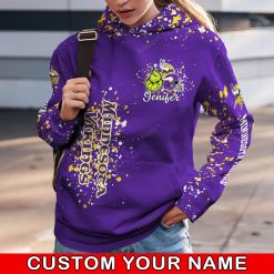 NFL Minnesota Vikings Custom Name Christmas Edition Hoodie Leggings Set