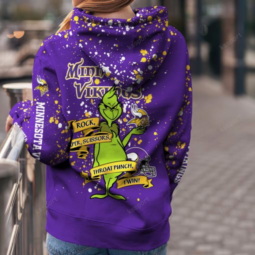 NFL Minnesota Vikings Custom Name Christmas Edition Hoodie Leggings Set