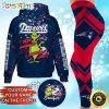 NFL New England Patriots Custom Name Christmas Edition Hoodie Leggings Set