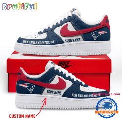 NFL New England Patriots Custom Name Limited Edition Air Force 1 Sneakers