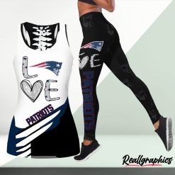 NFL New England Patriots Fan Edition Hollow Tank Top and Leggings