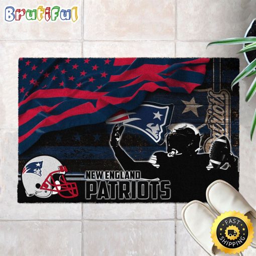 NFL New England Patriots Limited Edition Rubber Doormat