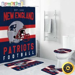NFL New England Patriots Limited Edition Shower Curtain and Rugs