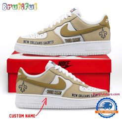 NFL New Orleans Saints Custom Name Limited Edition Air Force 1 Sneakers