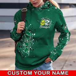 NFL New York Jets Custom Name Christmas Edition Hoodie Leggings Set