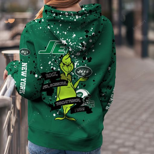NFL New York Jets Custom Name Christmas Edition Hoodie Leggings Set