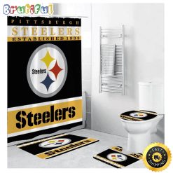 NFL Pittsburgh Steelers Special Edition Shower Curtain and Rugs