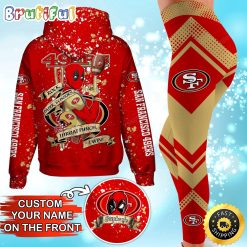 NFL San Francisco 49ers Custom Name Special Edition Hoodie Leggings Set