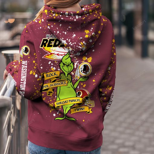 NFL Washington Redskins Custom Name Christmas Edition Hoodie Leggings Set