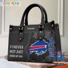 NFL Buffalo Bills Custom Name Gift For Fans Leather Hand Bag