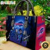 NFL Buffalo Bills Custom Name Halloween Edition Leather Hand Bag