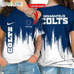 NFL Indianapolis Colts Custom Name Limited Edition One Shoulder T-Shirt
