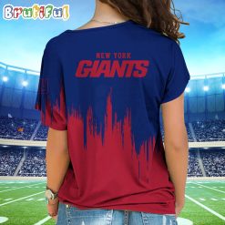 NFL New York Giants Custom Name Limited Edition One Shoulder T-Shirt